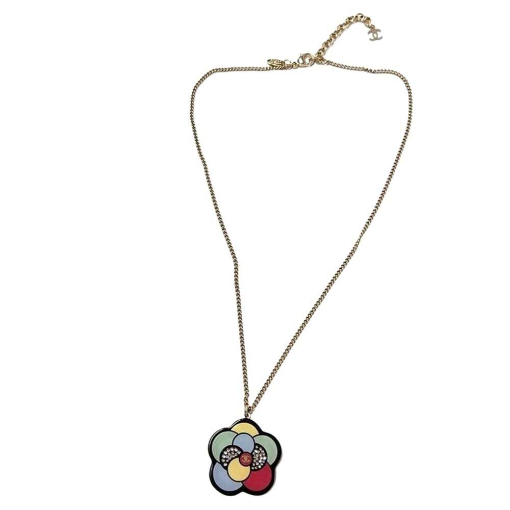 CHANEL Gold Logo Necklace - Picture 4 of 6